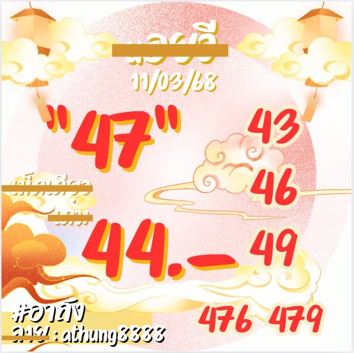หวยฮานอย 11-3-68 ชุด6