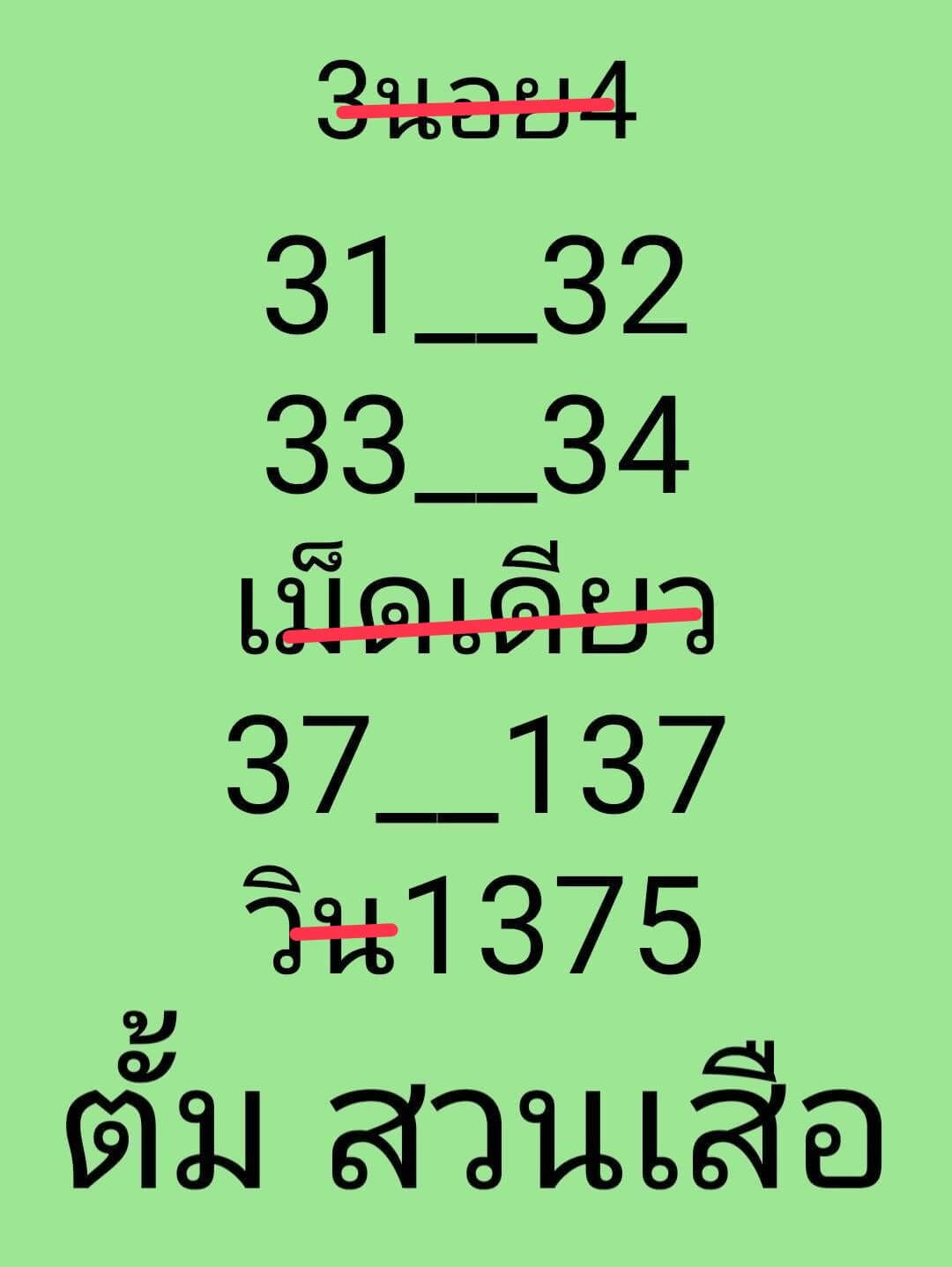 หวยฮานอย 4-3-68 ชุด5