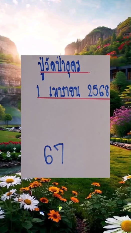 หวยปู่วัดป่าอุดร 1/4/68