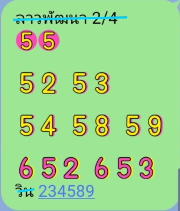 หวยลาว 2-4-68 ชุด3