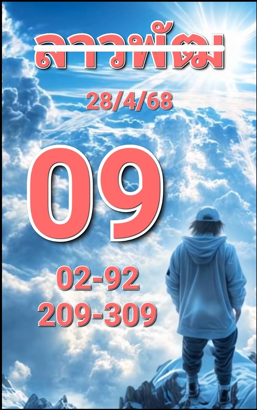หวยลาว 28-4-68 ชุด3