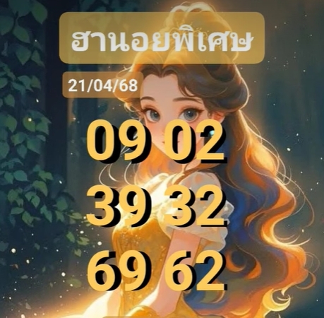 หวยฮานอย 21-4-68 ชุด8