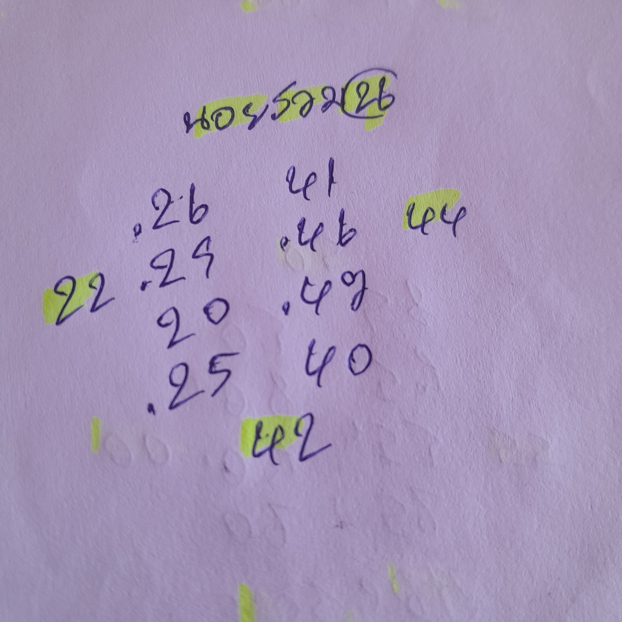 หวยฮานอย 26-4-68 ชุด10