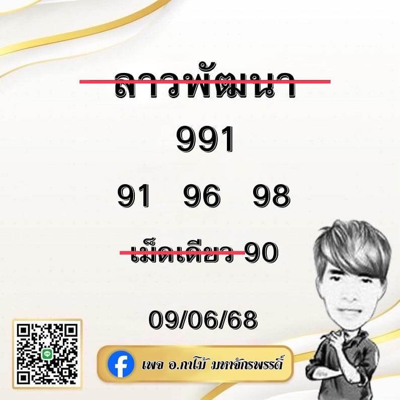 หวยลาว 9-6-68 ชุด10